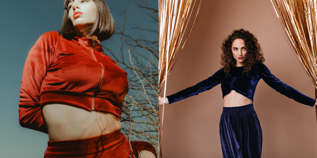 velvet neutral fashion trends
